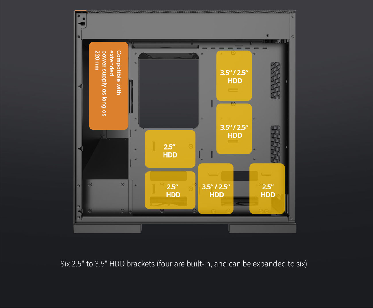 Geometric Future M8 Cowboy Mid Tower EATX/ATX Gaming Case, Aluminum/Cowhide/Glass/1.0mm Steel